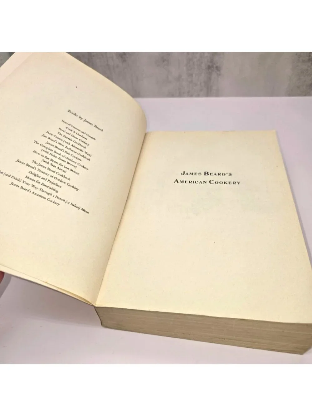 James Beards American Cookery Vintage Book Cookbook 1972 Little Brown CM2303